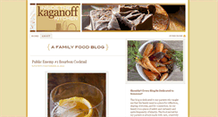 Desktop Screenshot of insidethekaganoffkitchen.com